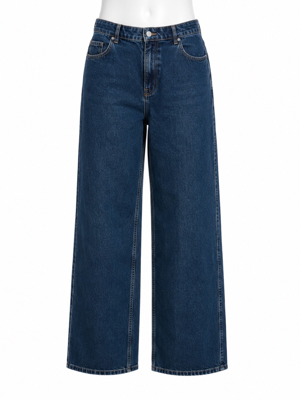 Size 33 Everlane The Way-High Wide-Leg Jean Organic Cotton Dark Wash